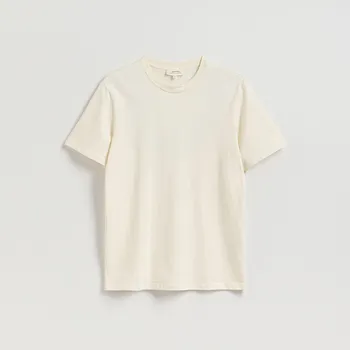 Pánské oblečení Reserved - Bavlněné tričko střihu regular - bílá - 7390Z-00X - 7390Z-00X-S-4