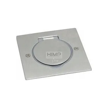 Elektrická zásuvka USB zásuvka do podlahové krabice Legrand stříbrná