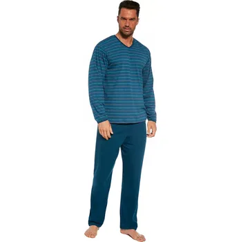 Pánské pyžamo Pánské pyžamo 139/37 Various - CORNETTE tmavě modrá XL
