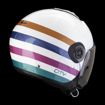 Motodoplněk Moto přilba SCORPION EXO-CITY II BEE bílo/zeleno/zlatá 2H69114514