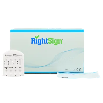 Diagnostický test 5v1 - Respirační multitest - SARS-CoV-2, chřipka A/B, RSV a Adenovirus - RightSign - 20ks