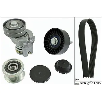 Sada zebrovanych klinovych remenu HEPU 20-1858