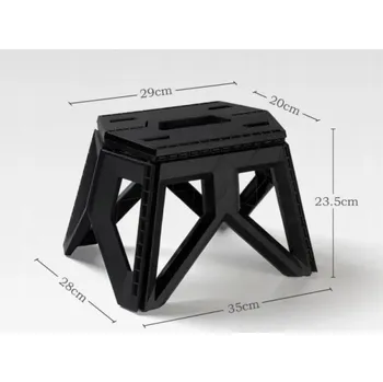 Stolička Skládací stolička černá židle