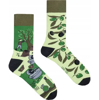 Pánská móda Spox Sox Ponožky Olivové Vícebarevné Velikost 36-39