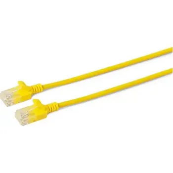 Síťový kabel MicroConnect CAT6a U/UTP SLIM 3m žlutá (V-UTP6A03Y-SLIM)