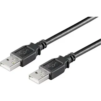 Kabel do PC MicroConnect kabel USB2.0 A (M) - USB2.0 A (M) 3m černá (USBAA3B)