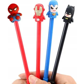 BATMAN Spiderman propisky KAPITÁN AMERIKA hrdina pen tenké fixy pro kluky
