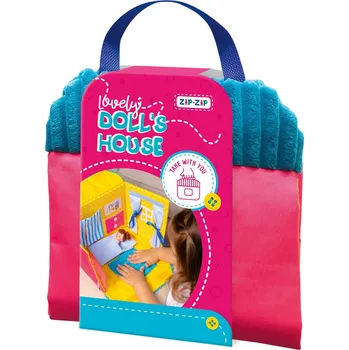 Domeček pro panenku Domeček pro panenky lovely doll's house modrý RZ50