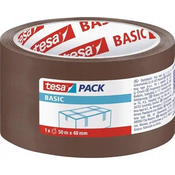 Lepicí páska Balicí páska Tesa hnědá šířka 48 mm délka 50 m 1 ks
