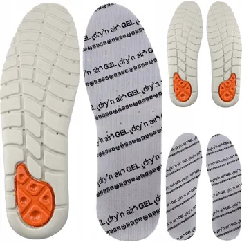 Pracovní obuv GELOVÉ vložky do pracovní obuvi Proti pocení Prodyšné Base Protection 45