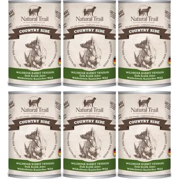 Krmivo pro psa Natural Trail vlhké krmivo mix chutí 2,4 kg