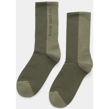 Pánské ponožky Polar Skate Rib 50/50 (uniform green) 39-42, zelená