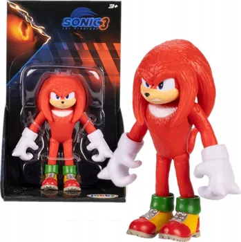 Figurka SONIC THE HEDGEHOG MOVIE 3 JAKKS ORIGINÁLNÍ AKČNÍ FIGURKA KNUCKLES