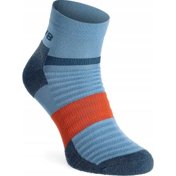 Pánské ponožky Ponožky Inov-8 Active Mid modro-oranžové XL