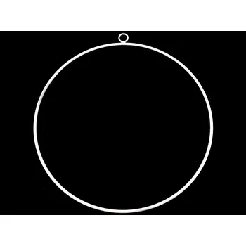 Lapač snů Kovový kruh Ø50 cm lakovaný Varianta: 2 bílá, Balení: 1 ks