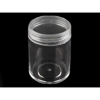 Úložný box Plastová dóza 3,8x4,7 cm šroubovací Varianta: transparent, Balení: 12 ks