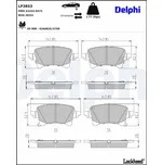 Sada brzdových destiček, kotoučová brzda DELPHI LP3853