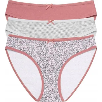 Dámské spodní prádlo HENDERSON & ESOTIQ KALHOTKY DÁMSKÉ KALHOTKY K051 BAVLNA 3-BALENÍ S