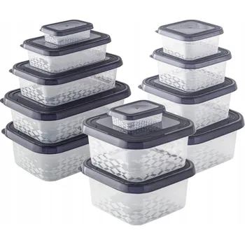 Dóza na potraviny Nádoby BranQ Ori průsvitně šedé 12 ks
