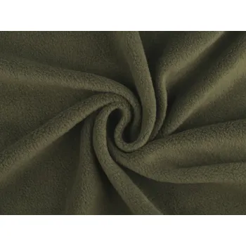 Polar fleece Varianta: 15 (027) (255 g/m²) zelená khaki, Balení: 1 m