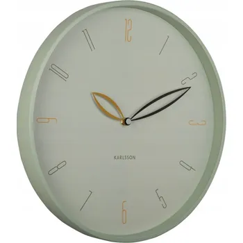 Hodiny Nástěnné hodiny Karlsson zelené 40 cm