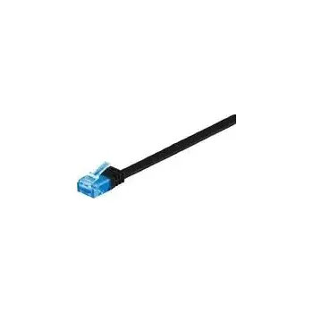 Síťový kabel MicroConnect CAT6a U/UTP FLAT 2m černá (V-UTP6A02S-FLAT)