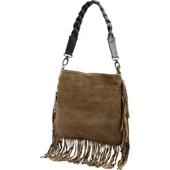 Kožená kabelka Luka taupe hnědá KZ2258735