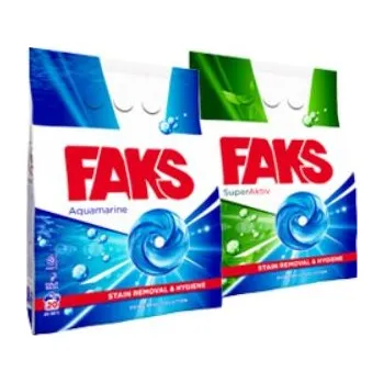 Prací prášek Saponia Prací prášek Faks Aquamarine 8,25kg