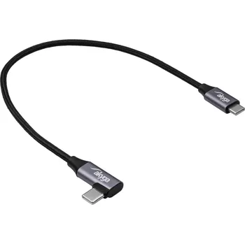 Angle Kabel USB type C / USB type C 30cm AK-USB-53 60W Mesh