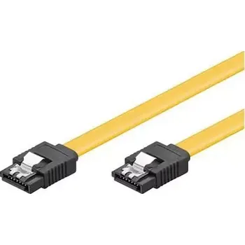 Kabel do PC MicroConnect Propojovací kabel SATA 7pin - SATA 7pin 0.3m žlutá (SAT15003C6)