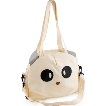 Sportovní batoh Dětská bavlněná taška sportovní pes, panda 35x30 cm Varianta: 1 režná světlá, Balení: 1 ks