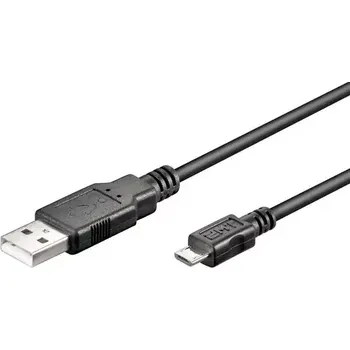 USB hub MicroConnect kabel USB2.0 A (M) - microUSB B (M) 3m černá (USBABMICRO3)