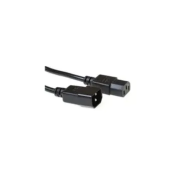Napájecí kabel MicroConnect Prodlužovací kabel C14 - C13 1.2m černá (PE040612)