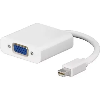 Video kabel MicroConnect Adapter mini DisplayPort (M) - VGA (F) bílá (MDPVGA2)