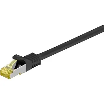 Síťový kabel MicroConnect CAT7 S/FTP Patch Cord 0.25m černá (SFTP70025S)