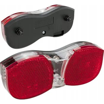 Cyklosvítilna ZADNÍ SVĚTLO NA KOLO NA NOSIČ ZAVAZADEL LED