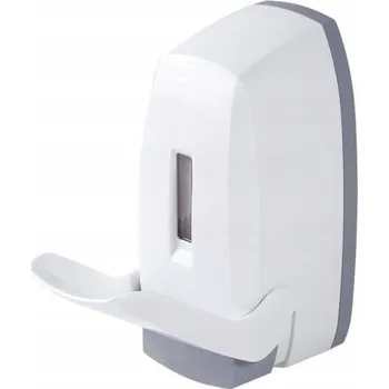 Dávkovač mýdla Loketní dávkovač mýdla nástěnný Biurotop 500 ml bílý