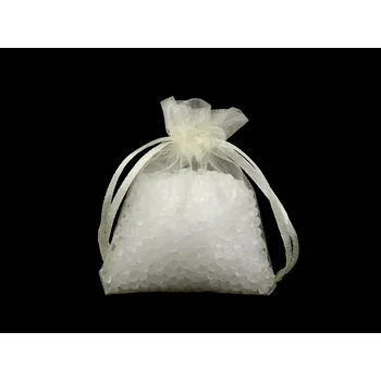 Dárková taška Dárkový pytlík 7x9 cm organza Varianta: 2 krémová světlá, Balení: 5 ks