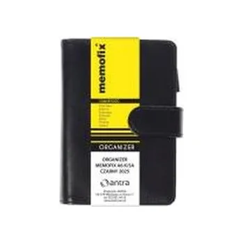 Diář Organizer Memofix 2026 A6 K/SA czarny