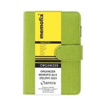 Diář Organizer Memofix 2026 A6 K zielony