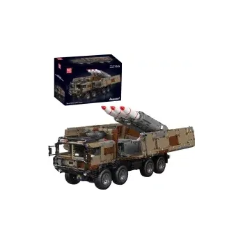 Stavebnice Mobilní R/C raketové odpalovací zažízení MLV-8x4 Mould King 20044 - Military