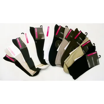 Dámské ponožky Dámské Ponožky bavlna HUDSON RELAX COTTON námořnická modrá NACHTBLAU 39-42