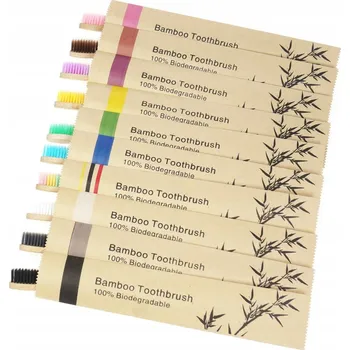 Elektrický zubní kartáček Kartáček bambusový EcoGift hnědý