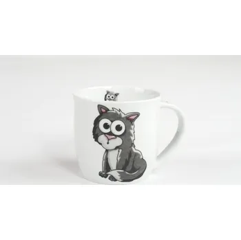 hrnek 260ml ANDREAS-KOČKA A57448, čes.porcelán