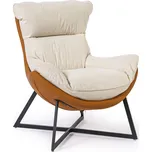 Semišové křeslo Siesta 97 x 86 x 88 cm