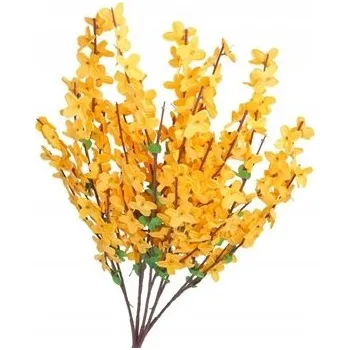 umělá květina ZLATICE KYTICE FORSYTHIÍ VELKÁ UMĚLÉ KVĚTY 60 CM