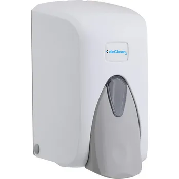 Dávkovač mýdla Ruční nástěnný dávkovač mýdla Biurotop 500 ml, bílý, šedý