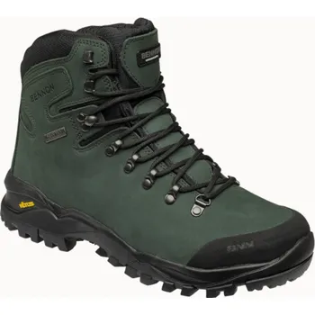 Pánská obuv BENNON Kotníková turistická a treková obuv TERENNO HIGH celokožená, zelená, Barva zelená, Velikost 47