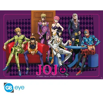 Plakát Jolo´s Bizarre Adventure Plakát Maxi - Golden Wind Team 91,5 x 61 cm