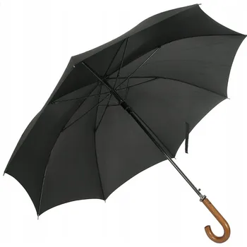 Deštník F.P.Parasol automatický dlouhý deštník XL s pouzdrem černý